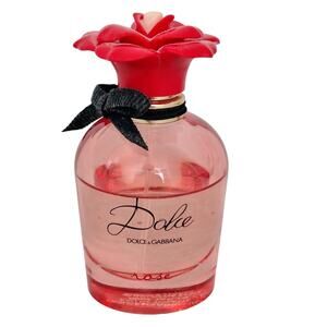 Dolce & Gabbana Dolce Rose Eau De Parfum Spray 1.6 oz. Perfume Red Bottle Flower